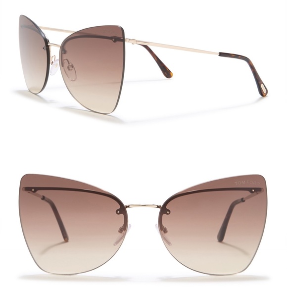 Tom Ford Accessories - New TOM FORD Presley Butterfly Brown Sunglasses